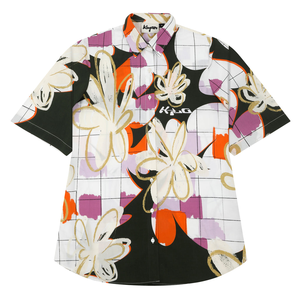NOVA GRID' SHIRT DRESS