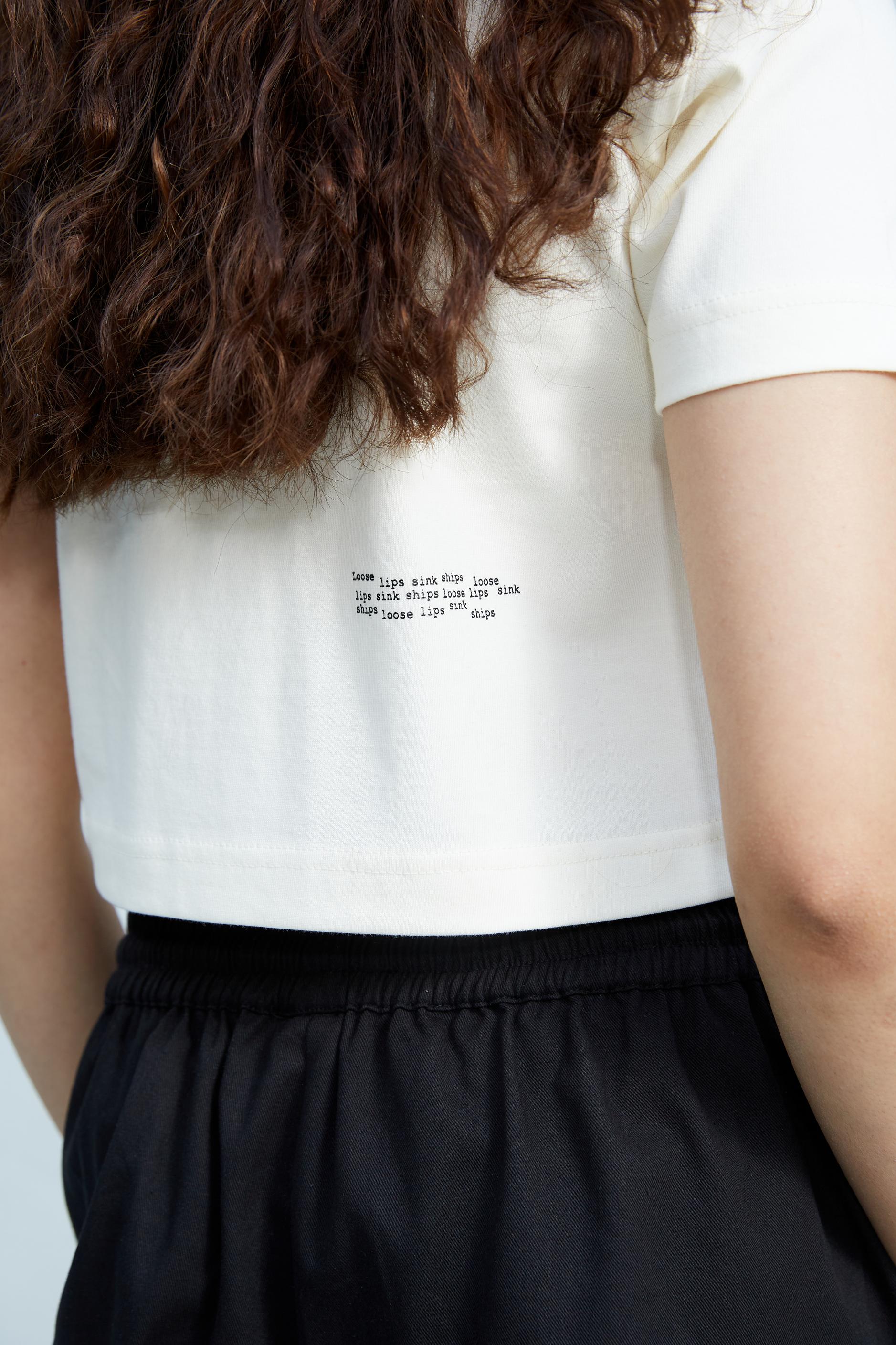 LOVE FREQUENCY' CROPPED TEE