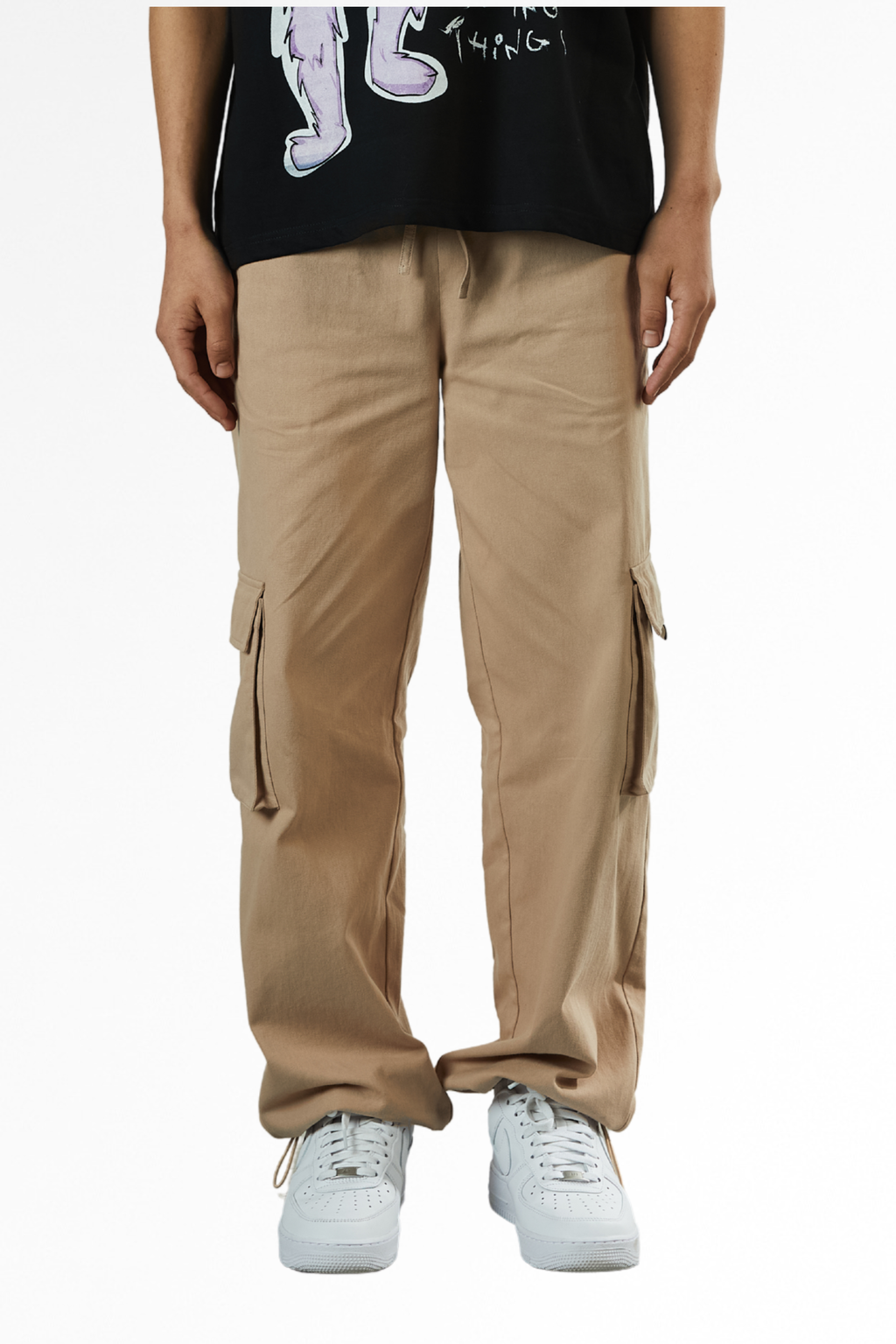 Drawstring Cargo Pants