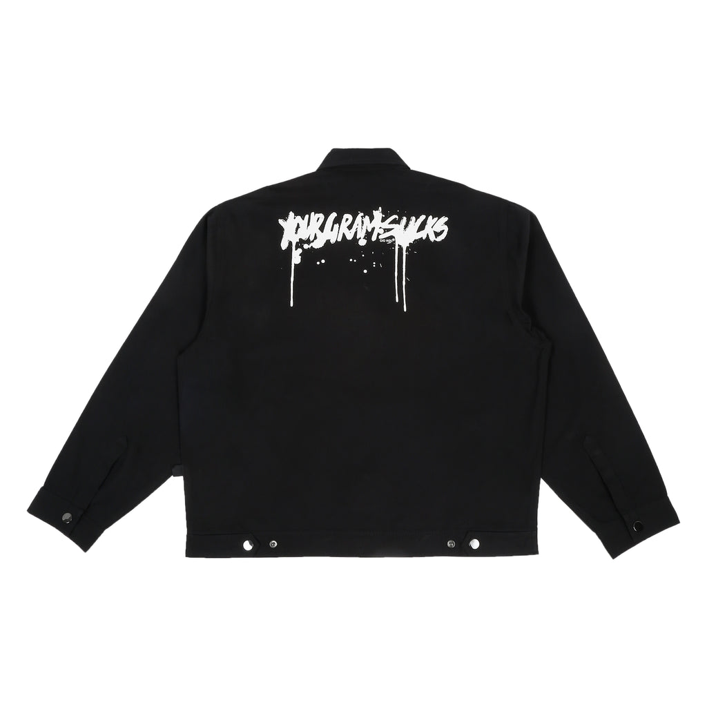 Your Gram Sucks' Cotton Twill Shacket