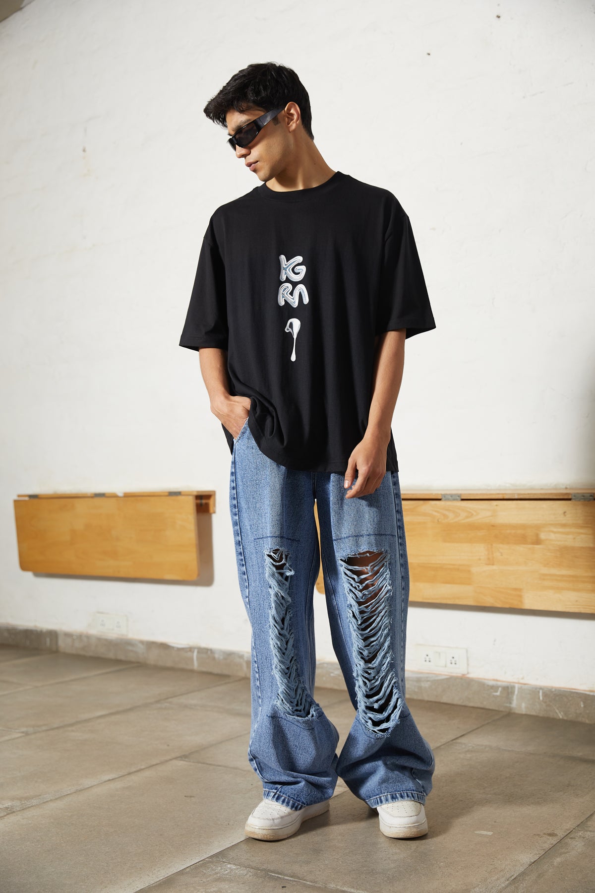 Metal Drip' tee