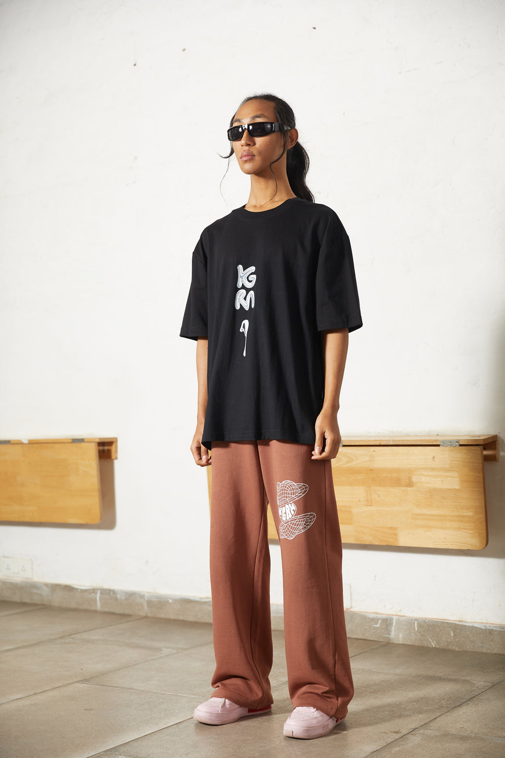 KGRM Alien Heart' track pants